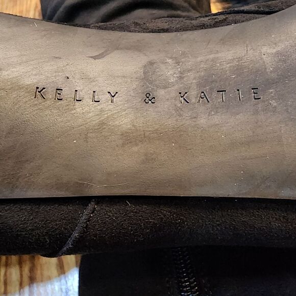 Sexy Black Kuzma Knee High Heeled Boots Women's Size 10 - Picture 9 of 12